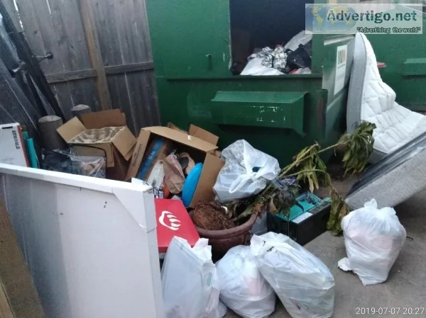 Trash and debris haul offs same day service
