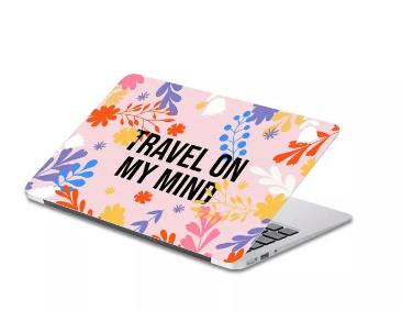 TRAVEL ON MY MIND LAPTOP SKIN