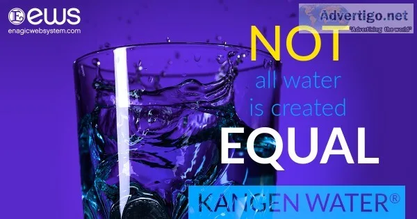 Go Green and Drink Healthy Ionized Alkaline Water.