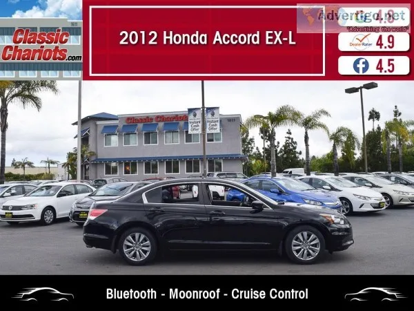 Used 2012 Honda Accord EX-L for Sale in San Diego - 19662