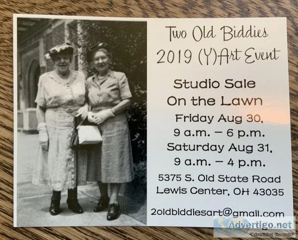 TWO OLD BIDDIES 2019 (Y)ART SALE