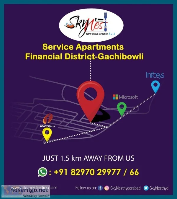 Service Apartments in Hyderabad  SkyNest  Corporate Stay Service