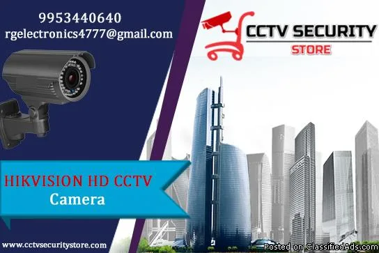Our Hikvision HD CCTV Camera for secure your life