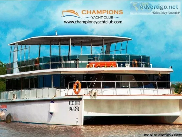 Book Luxury Cruise Packages in Goa by Champions Yacht Club