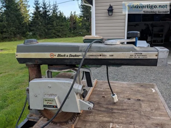 Radio arm saw