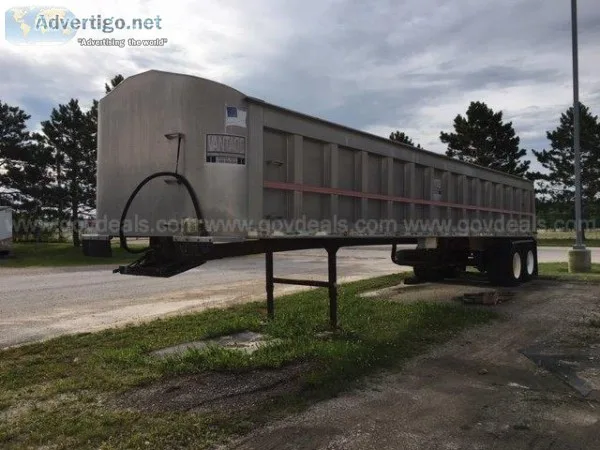Vantage 40 ft Frameless Aluminum Dump TrailerwithTarp