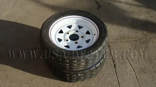 2 - AMERITYRE 5.70X12 TIRES and RIMS