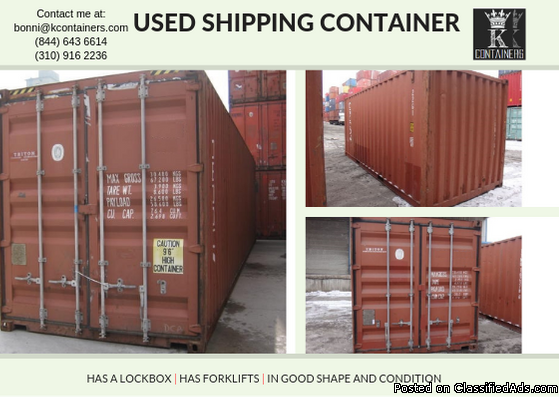 20ft STD Cargo Worthy Container