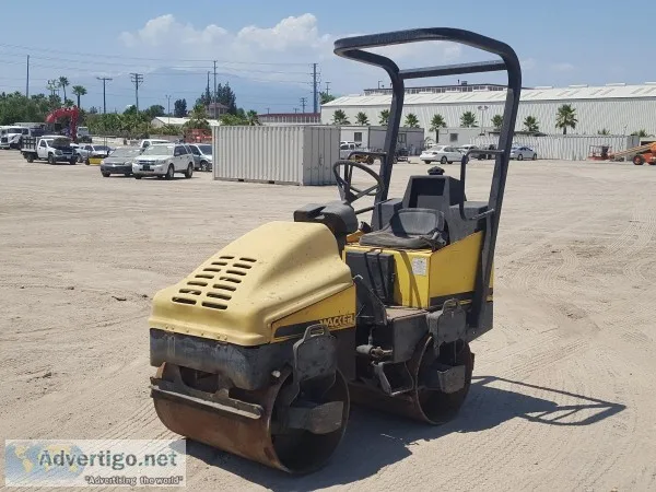 2000 WACKER RD11 VIBRATORY TANDEM SMOOTH DRUM ROLLER 7026