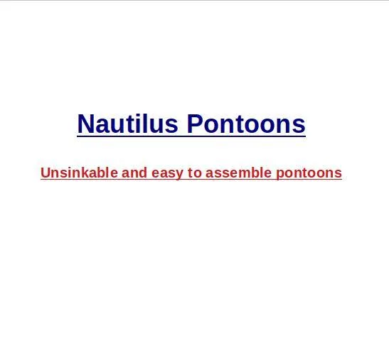Build a Pontoon Boat