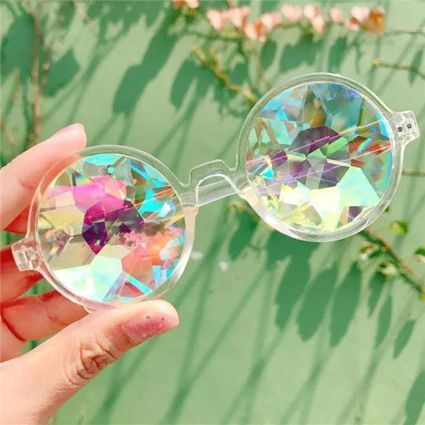 Round Kaleidoscope sunglasses