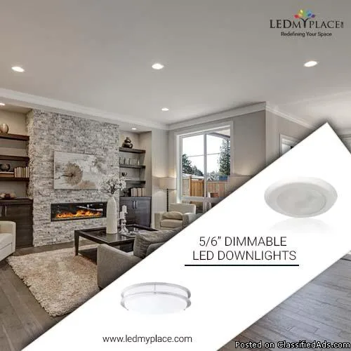 Use 56 Inch Dimmable LED Downlight For Maximum Savings In Energy