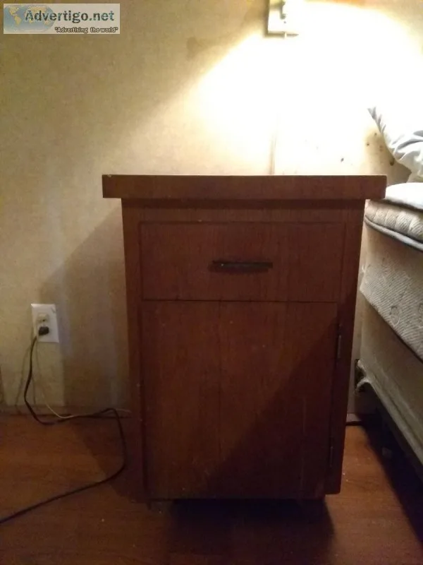 Solid wood night stand
