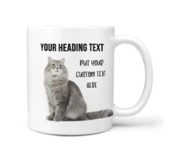 Cat Print Coffee Mugs