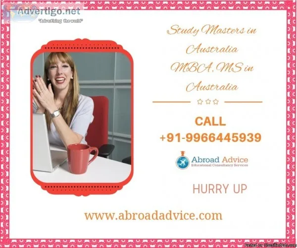 Study Masters in Australia  MBAMS in Australia