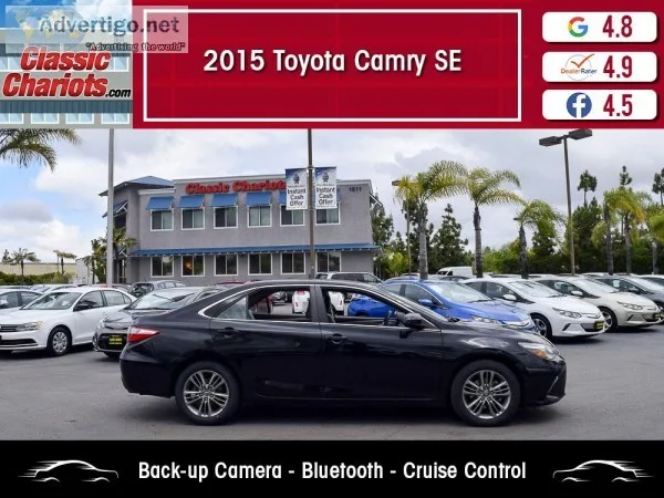 Used 2015 Toyota Camry SE for Sale in San Diego - 19637