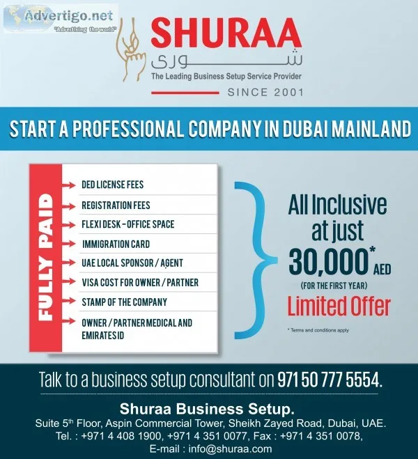 Start a business in dubai