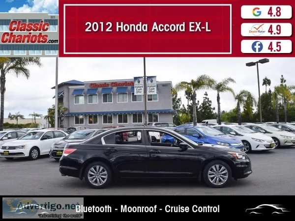 Used 2012 Honda Accord EX-L for Sale in San Diego - 19662