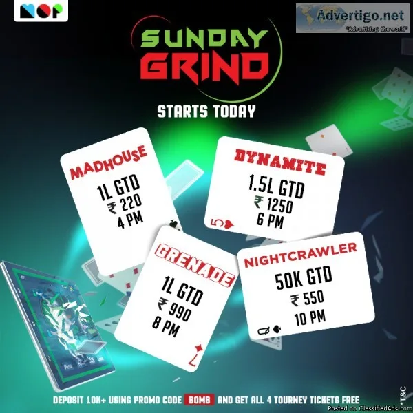 Mad Over Poker Sunday Grind