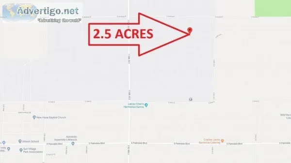 2.5 ACRES ON EAST AVENUE P APN3079-001-024