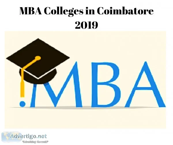 MBA Colleges in Coimbatore 2019 Fees Cutoff Placements Rank