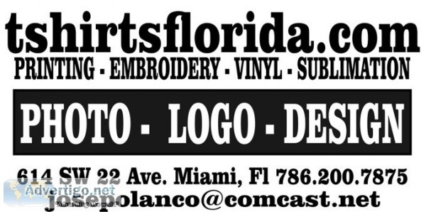 T-SHIRTS PRINTING FLORIDA MIAMI