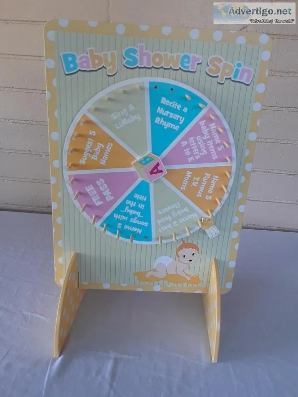 Baby Shower Spinner Game