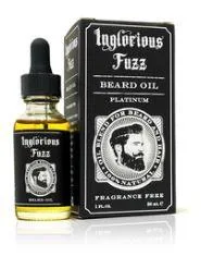 Inglorious Fuzz Beard Oil (Platinum) Unscented - Wholesale