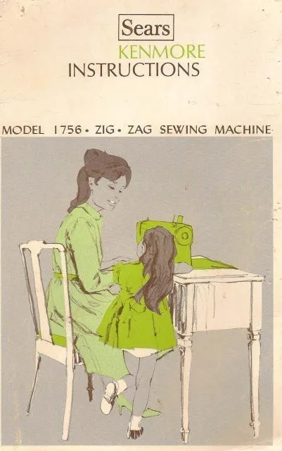 Kenmore 158.17560 Sewing Machine Instruction Manual