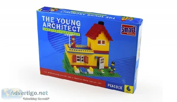 Peacock The Young Architect Building Blocks Game