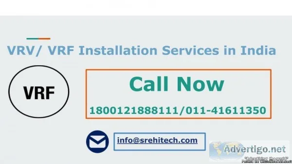 VRV VRF Installation Services in India