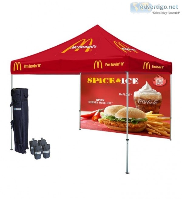 Make an Impact At Trade Shows With Advertising Canopy Tents  Can