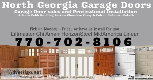 GARAGE DOORS and INSTALL
