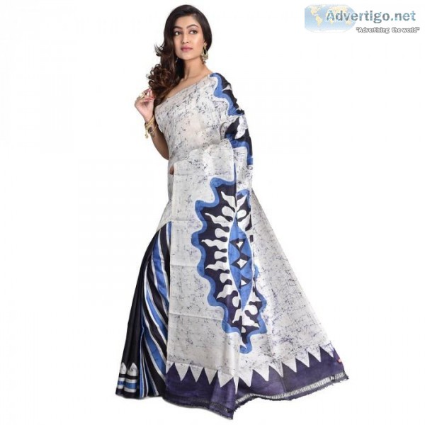 Batik Silk Saree