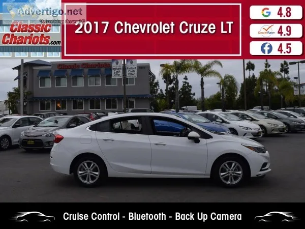 Used 2017 Chevrolet Cruze LT for Sale in San Diego - 19627