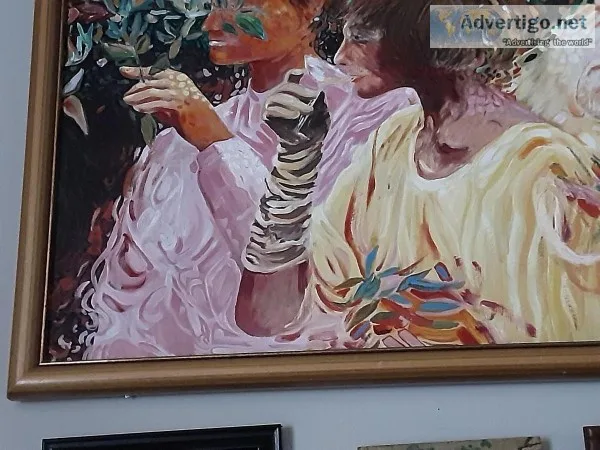 Original Oil painting  by D Bunnows  0784