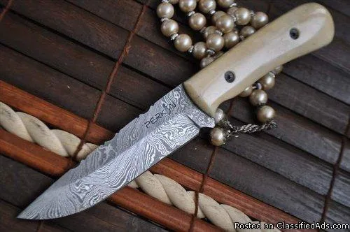 Full Tang Damascus Knife - Ph No- 02035000214