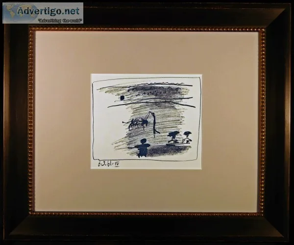 Banderillas Original Lithograph by Pablo Picasso