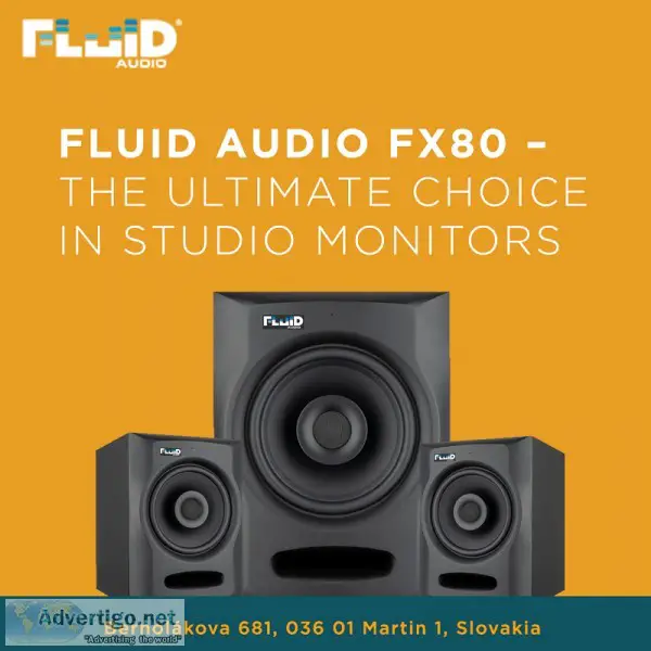 Fluid Audio FX80 &ndash The Ultimate Choice in Studio Monitors