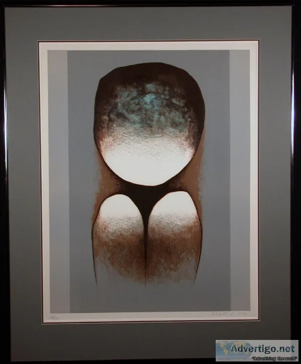 Original Signed Color Lithograph (Loneliness) by Witold-K