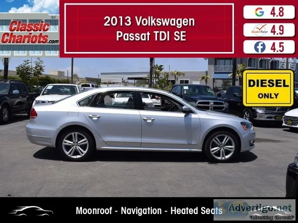 Used 2013 Volkswagen Passat TDI SE for Sale in San Diego - 19625