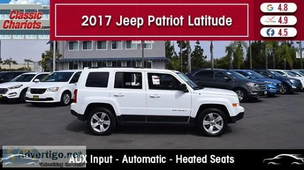 Used 2017 JEEP PATRIOT LATITUDE for Sale in San Diego - 20197