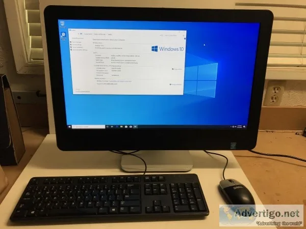 Big Dell 9020 All In One 23&quot UltraSharp w Windows 10 Pro i5 