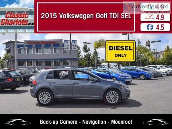 Used 2015 Volkswagen Golf TDI SEL for Sale in San Diego - 19714