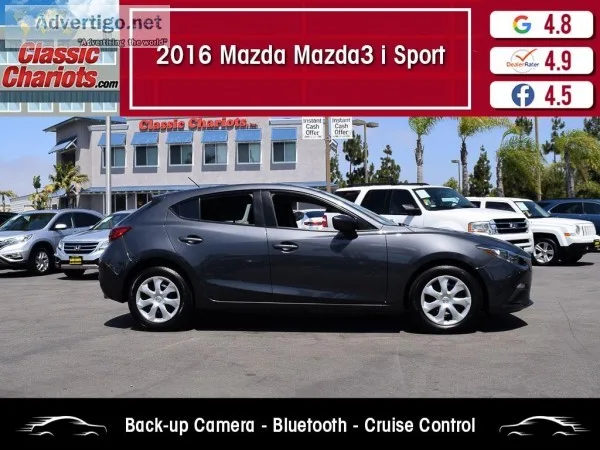 Used 2016 MAZDA MAZDA3 I SPORT for Sale in San Diego - 20196