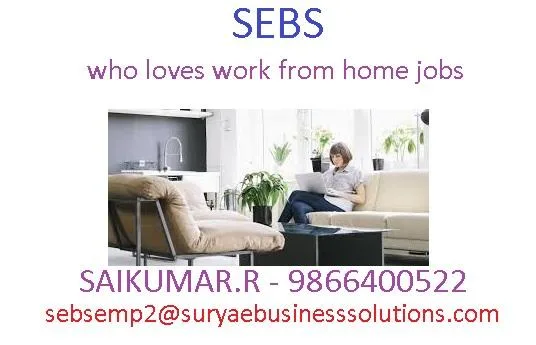 if you are looking better home based jobs just contact us