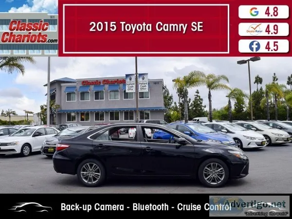 Used 2015 Toyota Camry SE for Sale in San Diego - 19637