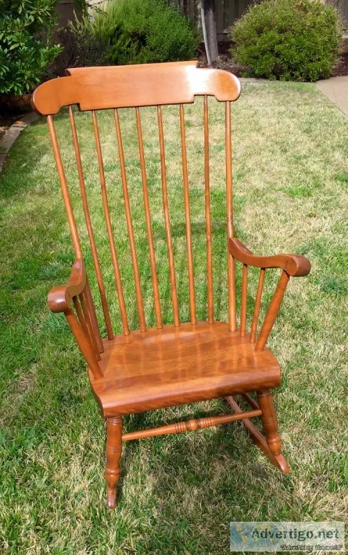 Vintage Maple Rocking Chair