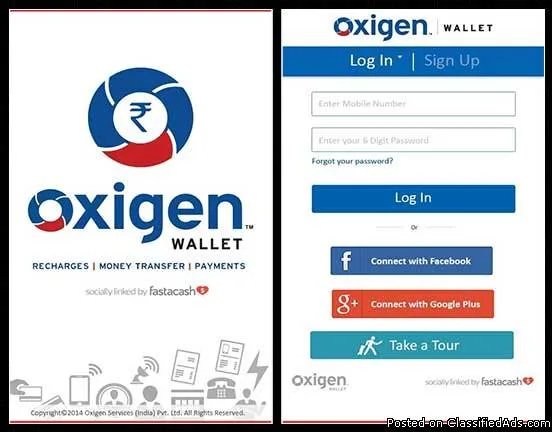 Go Cashless with My Oxigen