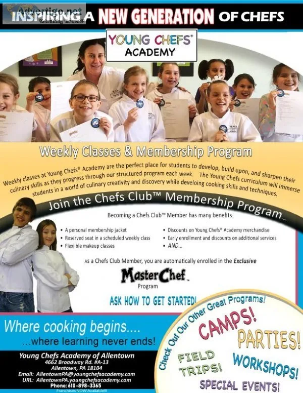 Young Chefs Academy Allentown